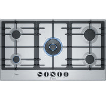 Bosch Built-In Gas Hob PCR9A5B90M 90cm Stainless-Steel Gas Hob 5Burner