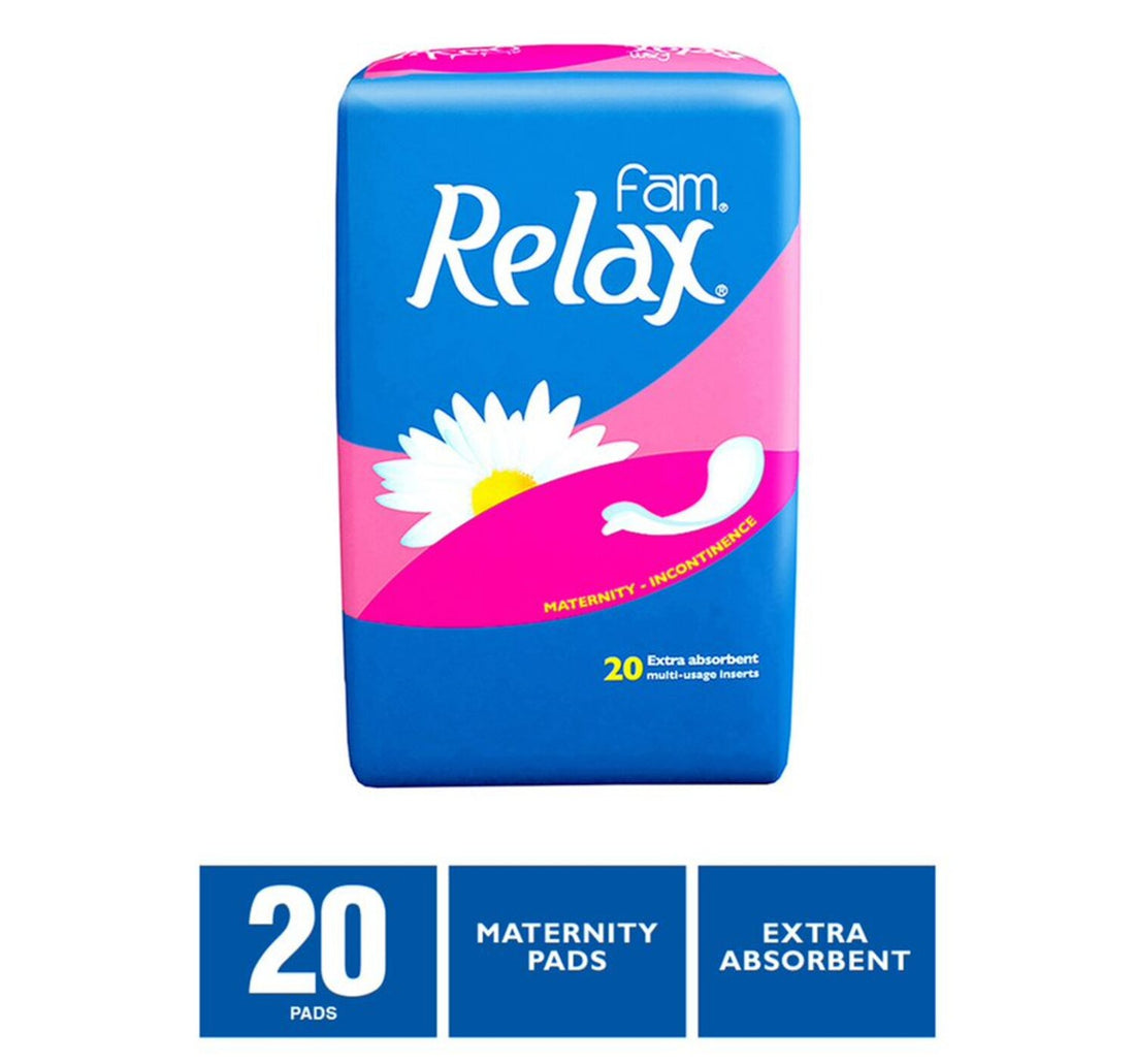 فوط صحية للأمومة من فام ريلاكس، 20 قطعة