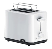 Braun 2 Slice Toaster, 900W, White, HT1010WH