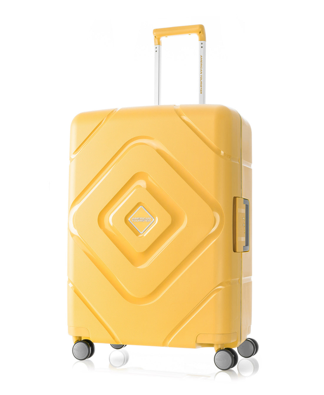American Tourister Trigard 4Wheel Hard Trolley 66cm Yellow