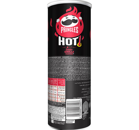 Pringles Hot Sweet Chilli Flavour Potato Chips 160 g