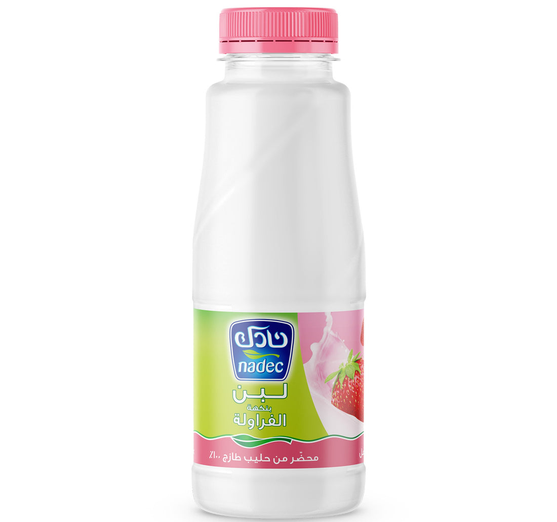 Nadec Strawberry Flavoured Laban 340 ml