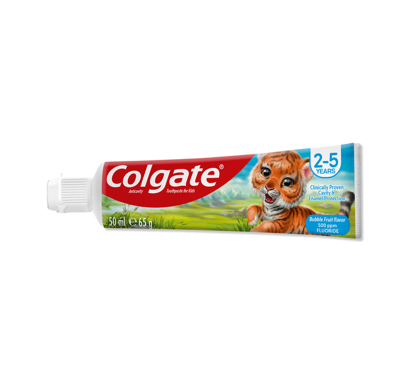 Colgate Toothpaste Anticavity For Kids 2-5 Years Bubble Fruit 65 g