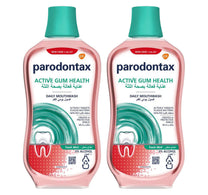 غسول الفم بارودونتاكس للعناية اليومية باللثة بنكهة النعناع المنعش 500 مل 1+1