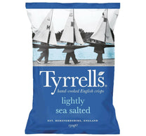 Tyrrells Lightly Sea Salted Hand Cooked English Crisps 150 g