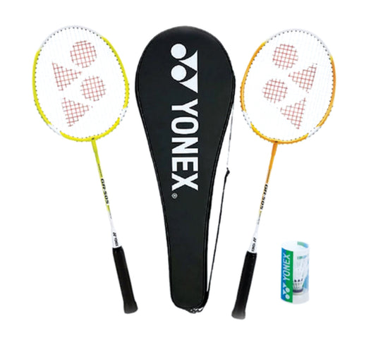 Yonex GR-505 Badminton Racket Set | 2 Rackets 2 Shuttlecock