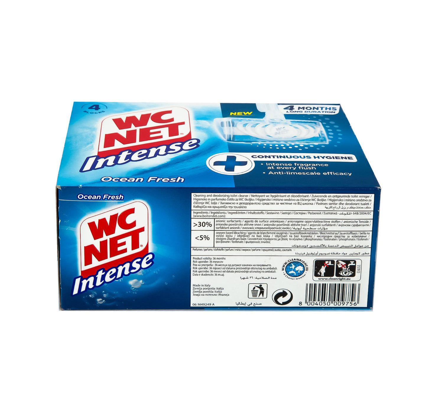 Wc Net Intense Rim Block Ocean Fresh 4 pcs