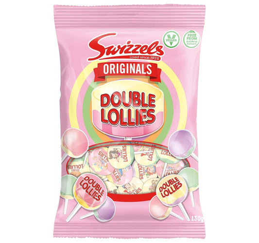 Swizzels Originals Fruit Flavour Compressed Powder Lollipops 130g
