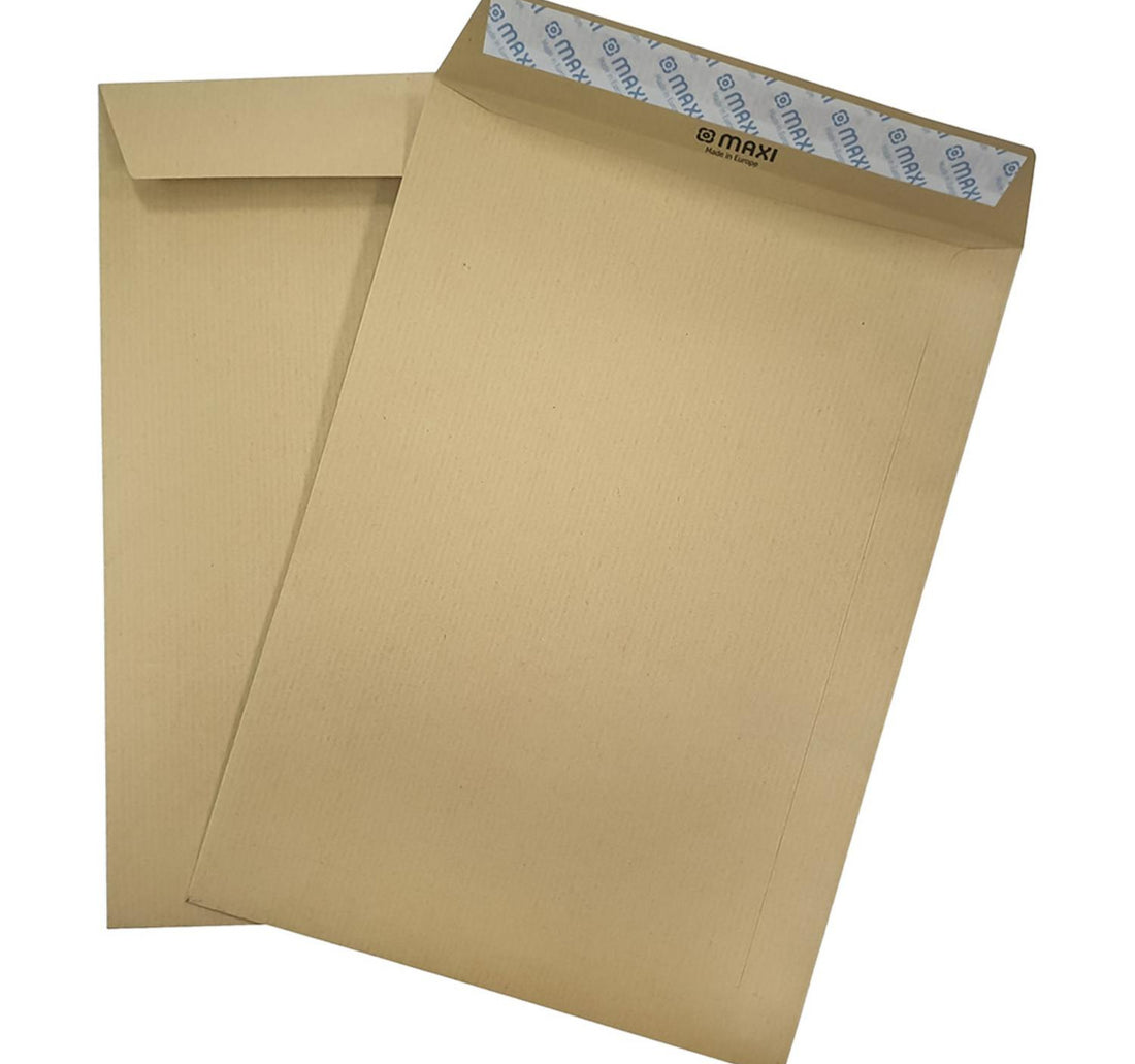 Maxi Brown Envelopes, 10 x 7 inches, 25 pcs, 110 GSM