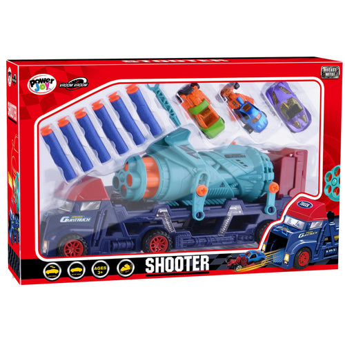 لعبة Power Joy Vroom Diecast Shooter 3 قطع K177A
