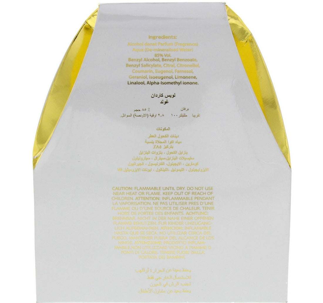 Louis Cardin Gold Eau De Parfum For Women 100 ml