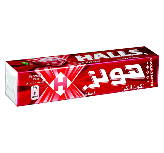 Halls Cherry Flavoured Candy (8 Pieces) 22.4 g