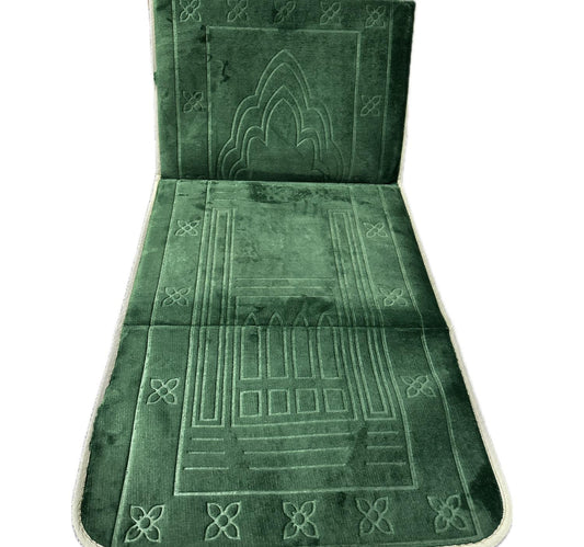 سجادة صلاة منزلية من مابل ليف، ٥٥×١٤٧ سم، خضراء، DT-469