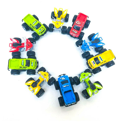 Skid Fusion Free Wheel Car 10pc Set M12