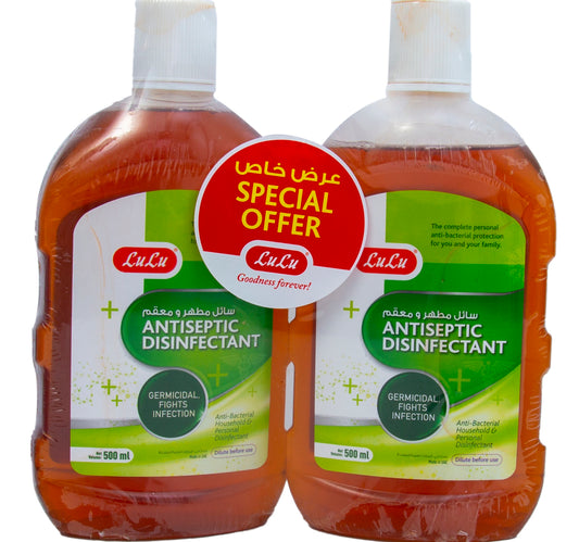 LuLu Antiseptic Disinfectant 2 x 500 ml