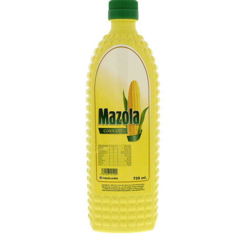 زيت الذرة مازولا 750 مل