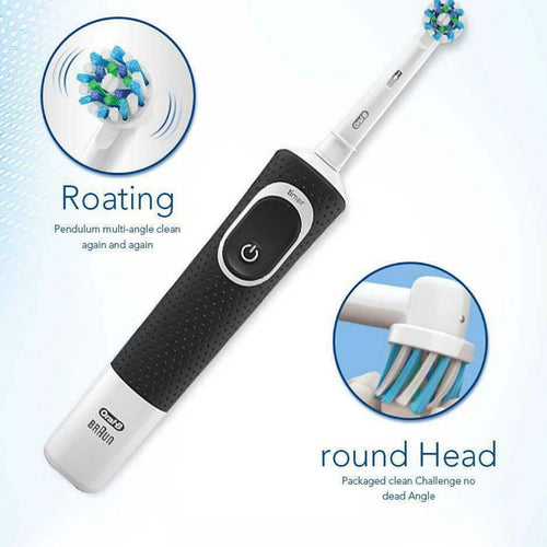 Oral-B Vitality Cross Action Rechargeable Electric Toothbrush D100.413.1 Black