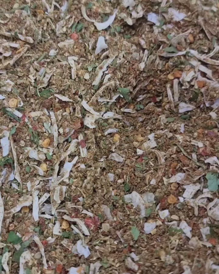 البصل مع بهارات الخضار