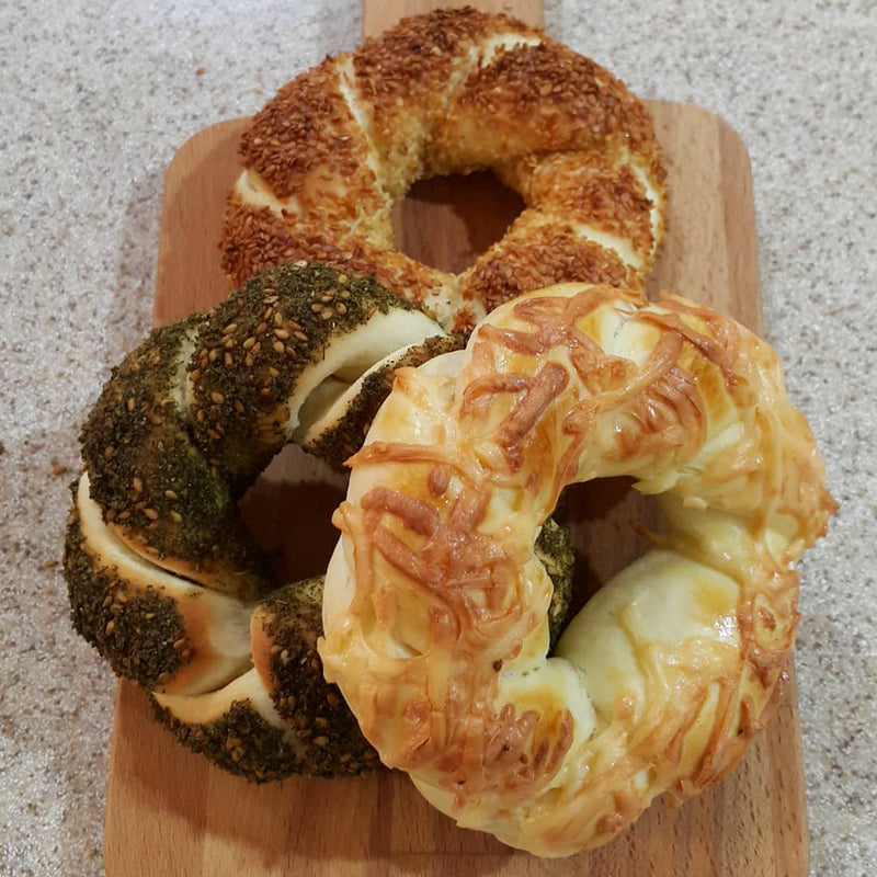Simit (Turkish Sesame Bread Ring) Firin