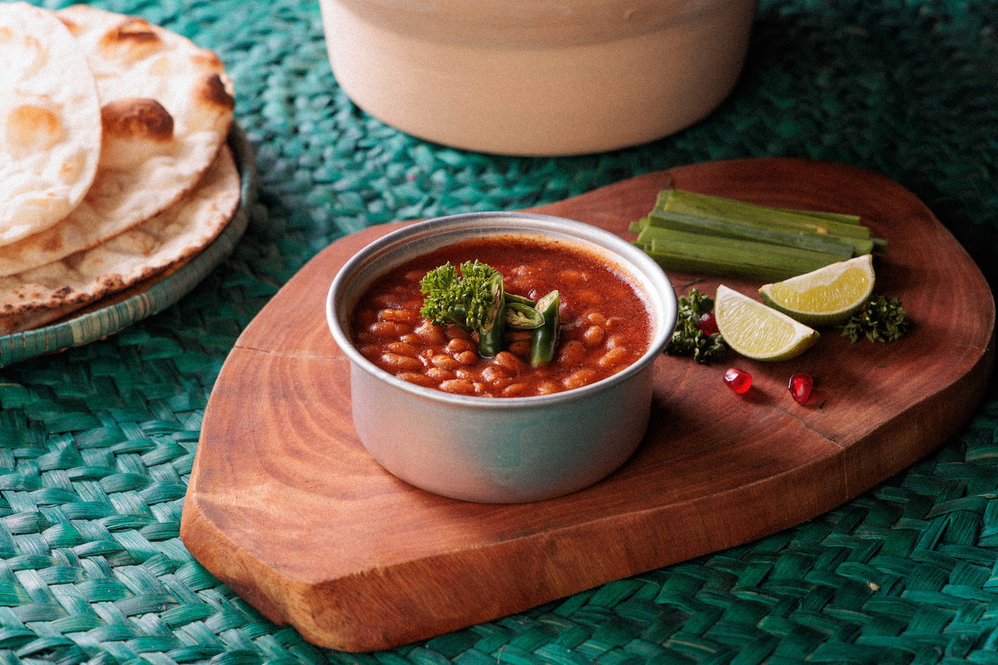 White beans with red sauce